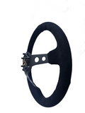 BJ 14771-STEERING WHEEL ,BLACK WRAP,HOLE SPOKE ,DEEPTH 55MM,MOMO STYLE