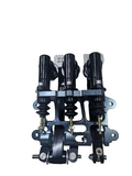 BJ 16208-Adjustable Dual Pedal - Brake / Clutch - Rev. Swing Mount - 5.1:1 With Cylinder