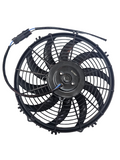 BJ 15821-BOOST FAN 13" Low Profile Puller Fan with Curve Blades, 12V