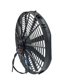 BJ 15825-BOOST FAN 16" Medium Profile Puller Fan with Straight Blades, 12V