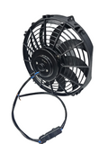BJ 15817-BOOST FAN Automotive 11" Low Profile 12V Electric Puller Fan Curved Blades