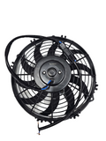 BJ 15817-BOOST FAN Automotive 11" Low Profile 12V Electric Puller Fan Curved Blades