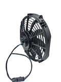 BJ 15817-BOOST FAN Automotive 11" Low Profile 12V Electric Puller Fan Curved Blades