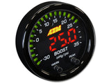 AEM’s 30-0306 X-Series -30in/Hg~35PSI / -1~2.5BAR Digital Boost Display gauge