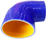 BJ 07050-High Quality 5 layer - 90 Degree Elbow Silicone Hose Reducer - 3" By 4" - Universal