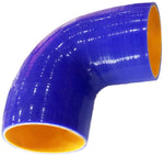 BJ 14204-High Quality 5 layer - 90 Degree Elbow Silicone Hose Reducer -3.5"x4.5" - Universal