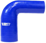 BJ 07026-High Quality 5 layer 90 Degree elbow Silicone Hose Reducer 2.5" to 3" -Universal