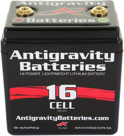 Antigravity 16-Cell LITHIUM-ION 12Volt Batteries AG-1601