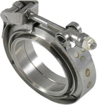 BJ 14347-2.5" Stainless Steel Quick Release Turbo V Band Clamp,Adjustable Clip