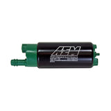 BJ 390041-AEM High Flow 320LPH E85 In-Tank Fuel Pump Offset Inlet, Inline Outlet