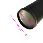 BJ 14342 -Black Aluminium Intercooler Pipe - 90 Degree - 3.5 Inches - Universal