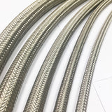 BJ 14153-HIGH QUALITY STAINLESS STEEL BRAIDED FLEXIBLE FUEL HOSE PIPE AN4