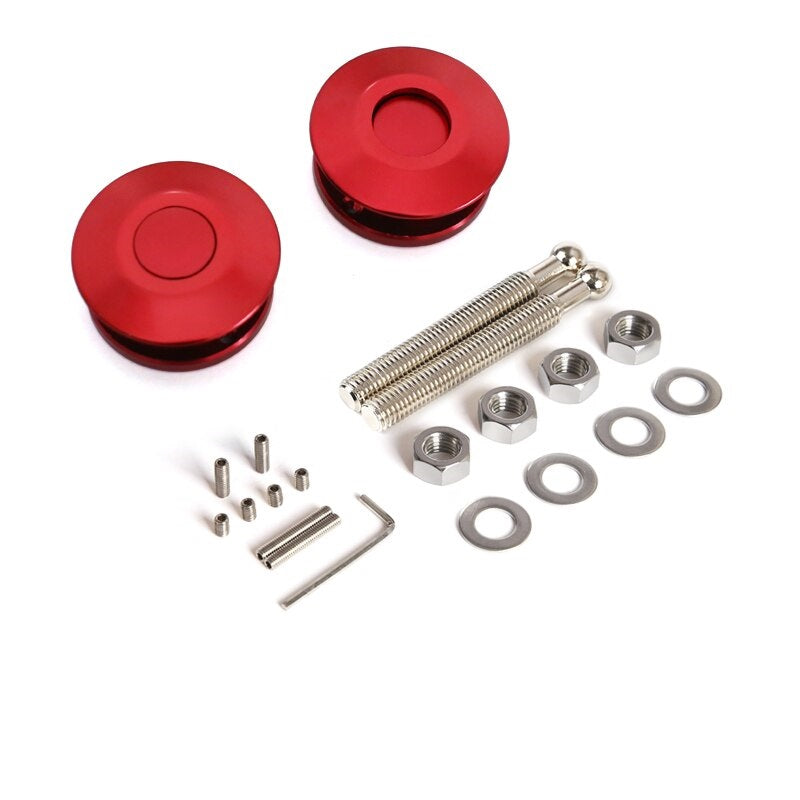 BJ 14189-Universal Racing Car Hood Pin Engine Bonnet Latch Lock Kit  Refitting