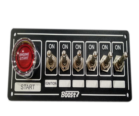 BJ 14629-RACING SWITCH PANEL BOOST 6 BUTTON