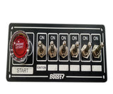 BJ 14629-RACING SWITCH PANEL BOOST 6 BUTTON