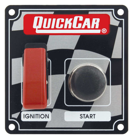 BJ 370034-Quickcar 50-103 Flag Plate, 1 Switch & 1 Button w/ Flip Cover