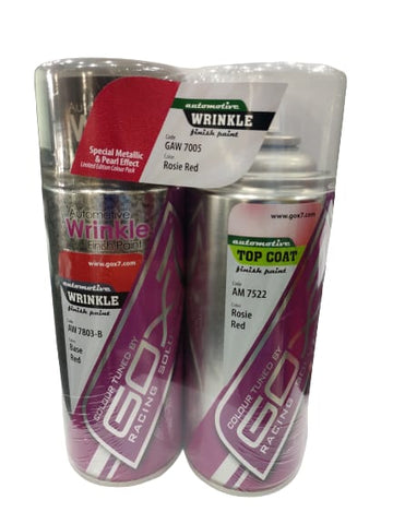 AUTOMOTIVE WRINKLE FINISH PAINT GAW-7005 ROSIE RED