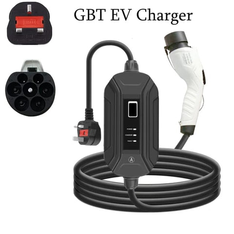 BJ 50005-GBT EV Portable EV Charger with UK 13A Plug Home Charging For Chinese Vehicle VW ID4 ID6