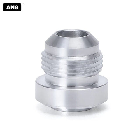 BJ 14962-TOP QUALITY ALUMINUM AN8 STRAIGHT MALE WELD FITTING