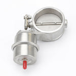 BJ 14298-2.5" 63mm Exhaust Control Valve Set Vacuum Actuator Closed Style Cutout Downpipe